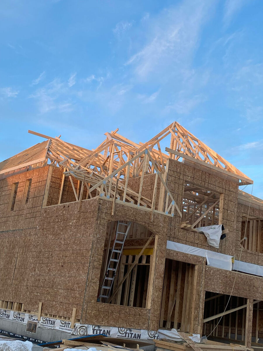 Golden Peak Construction framing project 6