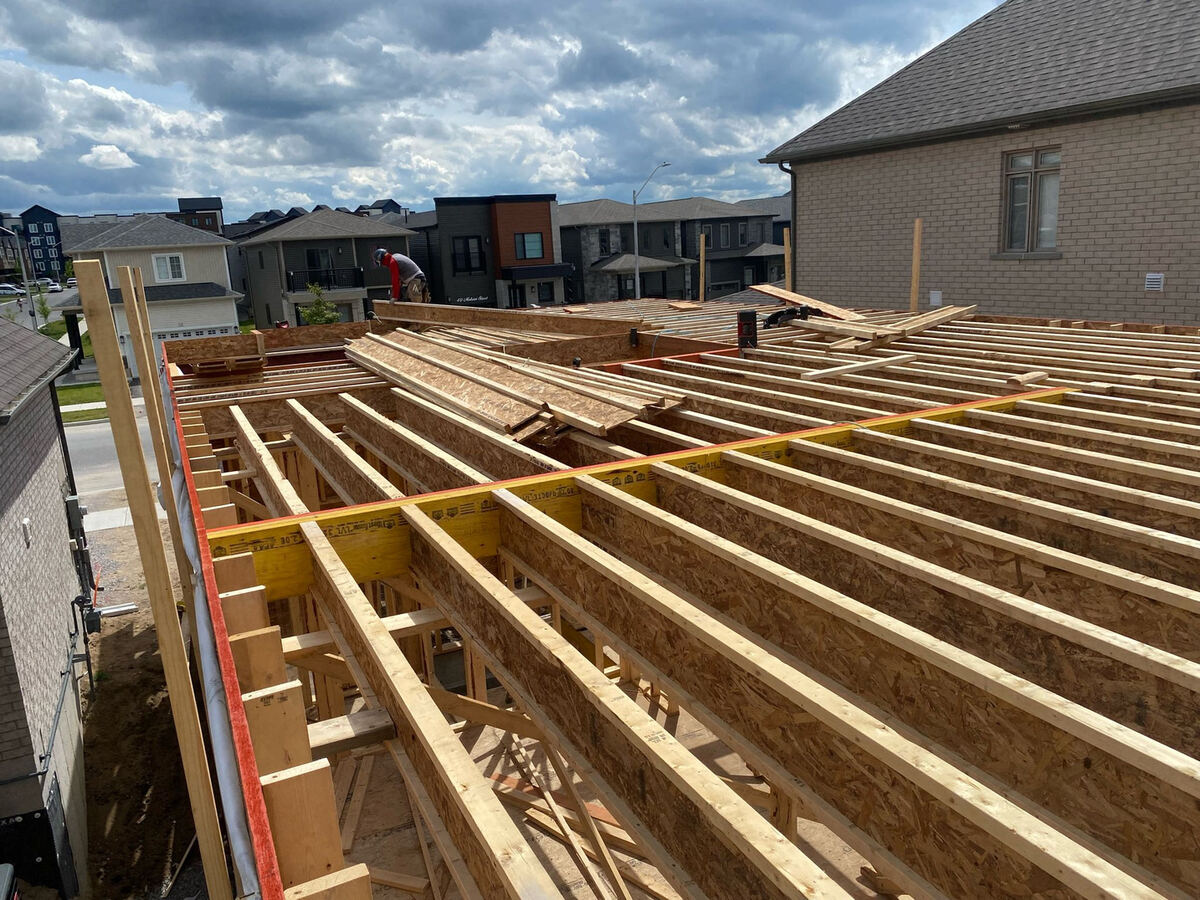 Golden Peak Construction framing project 12