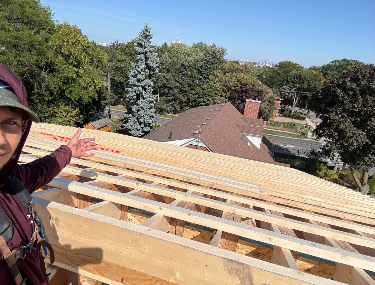Golden Peak Construction framing project 19
