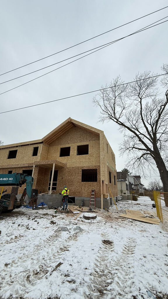 Golden Peak Construction framing project 23